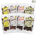 Hardtimes Handcrafted Beef Jerky - Variety Flavors - 8 Pack of 2.25 oz. Bags