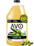 AVO Organic Olive Oil Extra Virgin Cold Pressed 64 Fl-oz (Half Gallon) NO preservatives added High Smoke Point 410°F Oil Cooking