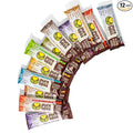 Organic Real Food Bars - Variety Pack (2 of Each Flavor 12 Bars Total) - USDA Certified Organic Non-GMO Gluten Free Vegan Energy &amp Nutrition Bars Superfood Ingredients Healthy Snack Breakf