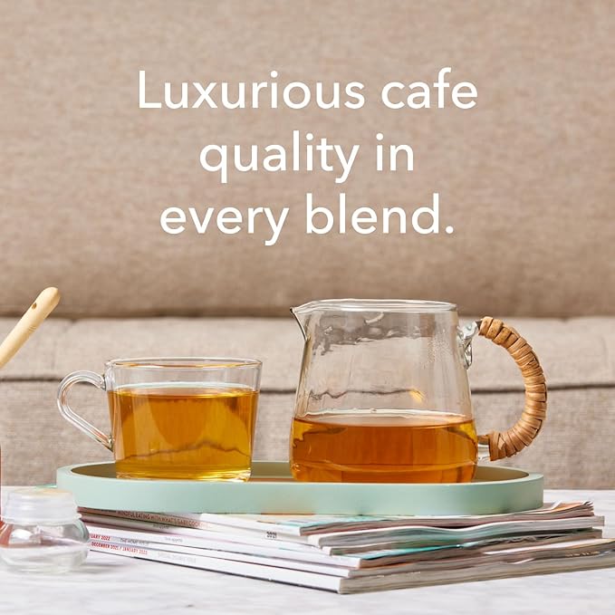 Moonlit Garden Collection Assorted Herbal Tea Gift Set - Hand-Crafted Loose Leaf Teas Presentation Gift Box with Loose Leaf Steeper Included Sleepytime Tea - 5 Unique and Flavorful Teas 75+ Cups