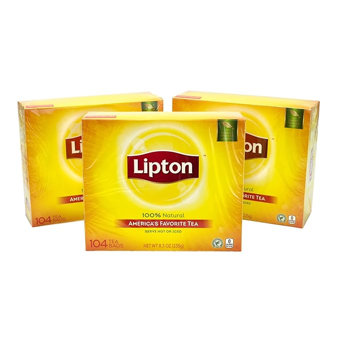 Lipton® 100% Natural Black Tea Bags 1 Oz Carton Of 312