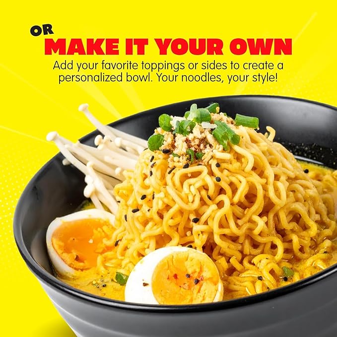 Mi Sedaap Asian Instant Noodle Variety [Pack of 30] - Includes Mi Goreng Original Korean Spicy Chicken Korean Cheese Buldak Curry Chicken Onion Spicylicious Flavors