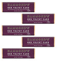 Hammond's Candies Gourmet Chocolate Candy Bars – Red Velvet Cake | Sweet Milk Chocolate Red Velvet Cake Ganache Premium Ingredients Certified Kosher Handcrafted in the USA | Pack 5