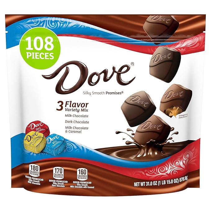 Dove Promises Assorted Milk &amp Dark Chocolate Candy (31 oz. 108 ct.)