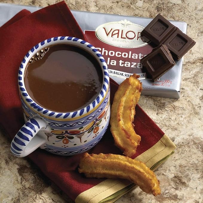 Valor. Hot Chocolate. Chocolate a la Taza Bar. 300g (10.58oz). Pack of 2
