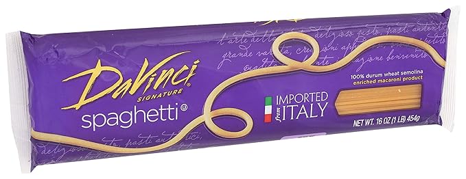 DaVinci Signature Spaghetti 16 Ounce Packages (Pack of 20)
