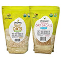 McCabe's Organic Oat Delight: Whole Oats Groats &amp Regular Rolled Oats - Pure USDA &amp CCOF Certified Goodness from the Heart of USA