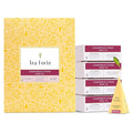 Tea Forte Chamomile Citron Premium Caffeine-Free Herbal Tea Blend Event Box Bulk Pack 40 Count 10 per tray Individually Wrapped Handcrafted Pyramid Infusers