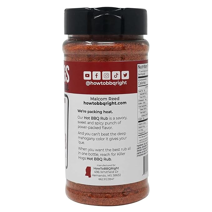 Killer Hogs Steak &amp Burger Seasoning – Championship BBQ Grill Rub for Beef Steaks Burgers and Chops – Savory Blend with Worcestershire &amp Garlic – Each 12 oz Shaker (2 Pack)