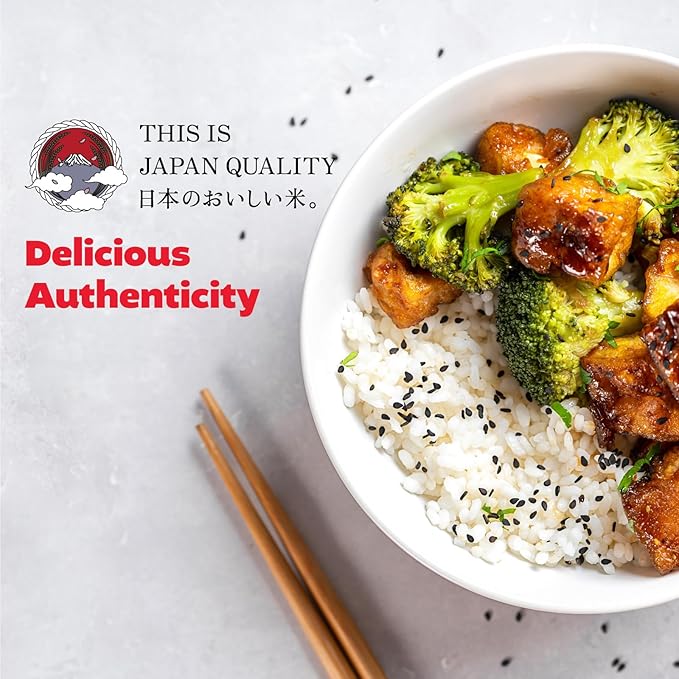 IRIS Instant White Rice (24 Pack) Ultra Premium Japanese Short Grain Sushi Sticky Rice Microwave for 80 seconds Non-GMO Gluten Free Vegan Grown Polished and Packed in Japan