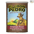Cafe Don Pedro American Roast Naturally Low Acid Coffee Medium Roast Stone Ground Coffee Stomach Friendly Prevents Acid Reflux. 11.5 Ounce Regular Can (6 Cans)