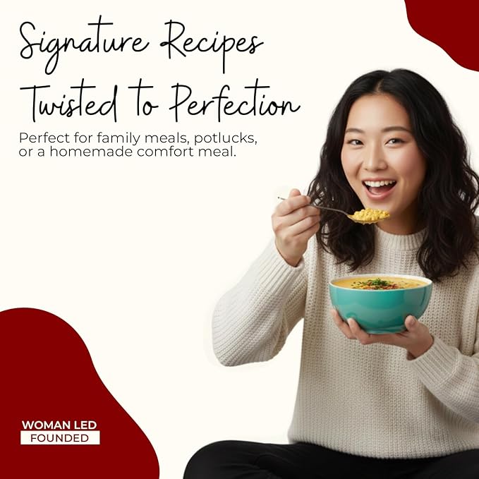 Twisted Pepper Co. Mexican Street Corn Chowder Soup Mix: Gluten-Free – Handcrafted Homestyle Soup – Savory Tangy &amp Slightly Spicy Elote Flavor Quick &amp Easy Comfort Meal Ready in 30 Minutes