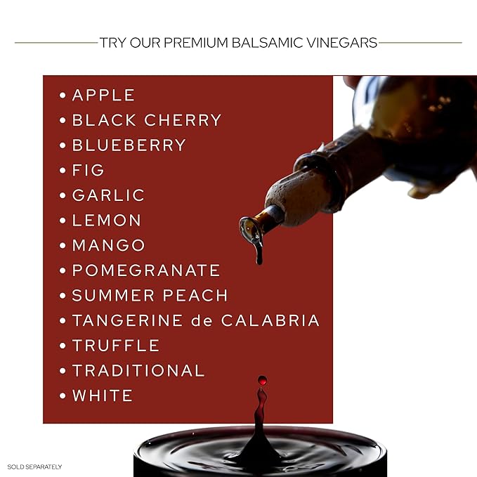 Ariston The Very Best Premium Balsamic Vinegar – Barrel Aged Gourmet Quality Product of Italy – Vegan Gluten Free GMO Free No Added Sugar All-Natural 8.45 fl oz (250ml) Garlic