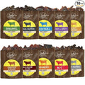 Jerky.com Beef Jerky Variety Pack Sampler | Gluten Free Beef Jerky Snack Packs for Adults | Made with Premium Meats | High Protein Keto-Friendly Jerky Assortment | Gifts for Men (Pack of 10 bags)