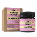 Wonder Honey Raw Manuka Honey New Zealand MGO850 (20+) Tested for 26 Markers Traceable Natural Soothing for Sore Throat Cough - Aids Digestion - Triple Sealed for safety in a Protective Box (8.8oz)