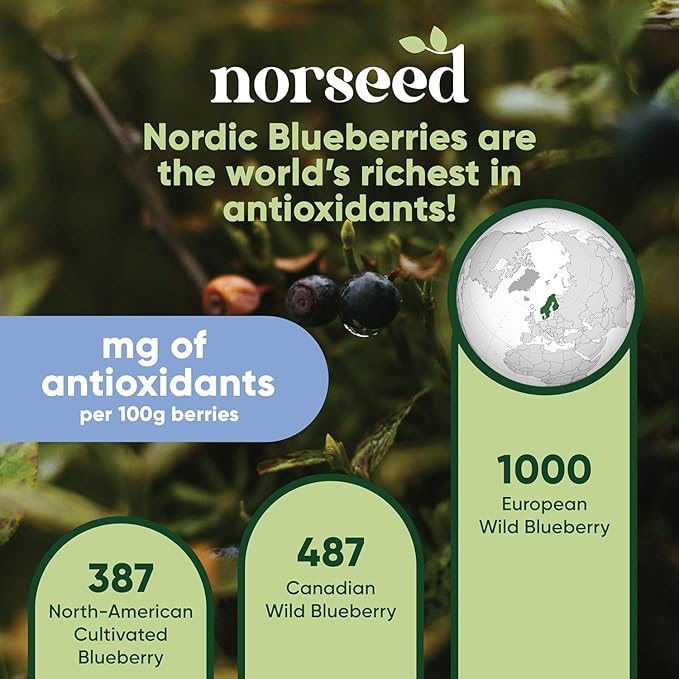 Wild Blueberry Powder Organic 5 Ounce Bag USDA Certified &amp Lab Tested - Freeze Dried Blueberries No Added Sugar Additives or Fillers - Antioxidant Superfood For Smoothies &amp Baking From Whole