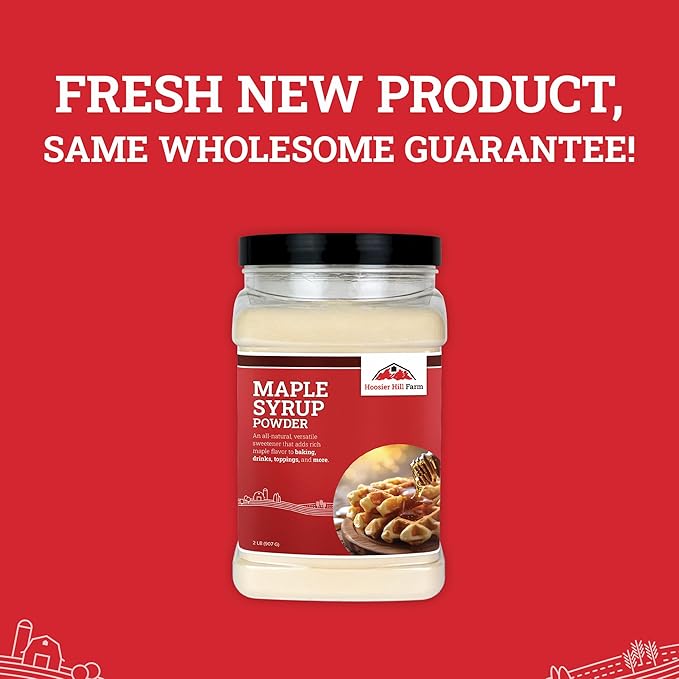 Hoosier Hill Farm Maple Syrup Powder 2LB (Pack of 1)
