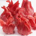 US Snacks Candied Dried Hibiscus Flowers Dehydrated Hibiscus Bite Snack Edible Hibiscus Flowers (2 Pound)