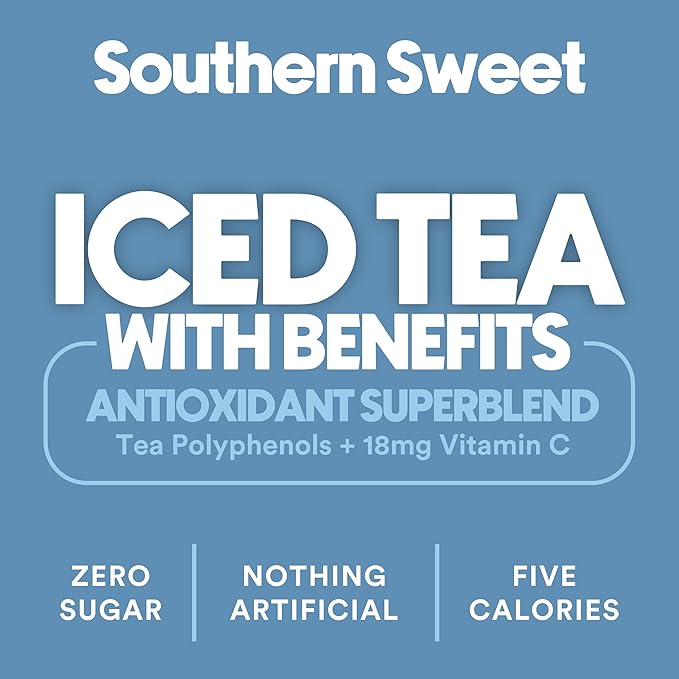 Ryl Iced Tea Wallen's Sweet Tea Antioxidant Superblend No Artificial Ingredients 16.0 Fl Oz (12-Pack)