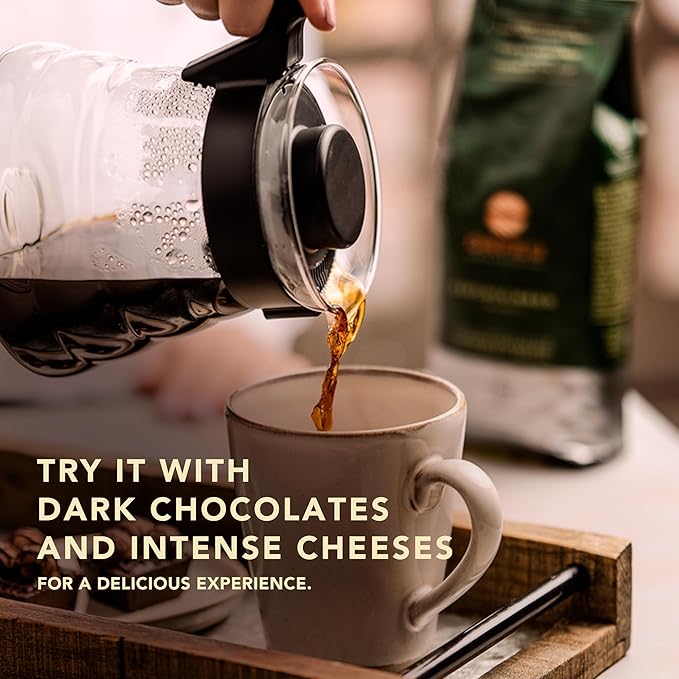 ORFEU - Special Decaf Coffee - 100% Arabica Coffee Roasted &amp Ground Medium Roast Made in Brazil Chocolate Notes Low Acidity Caramel Fruity &amp Floral Aroma - 250g (8.8oz)