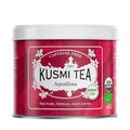 Kusmi Tea - AquaRosa - Organic Herbal Tea with Hibiscus &amp Berries - Caffeine Free Herbal Tea - Enjoy Hot or Iced - Loose Leaves - Tin Box of 3.5 oz - Quantity for about 50 cups