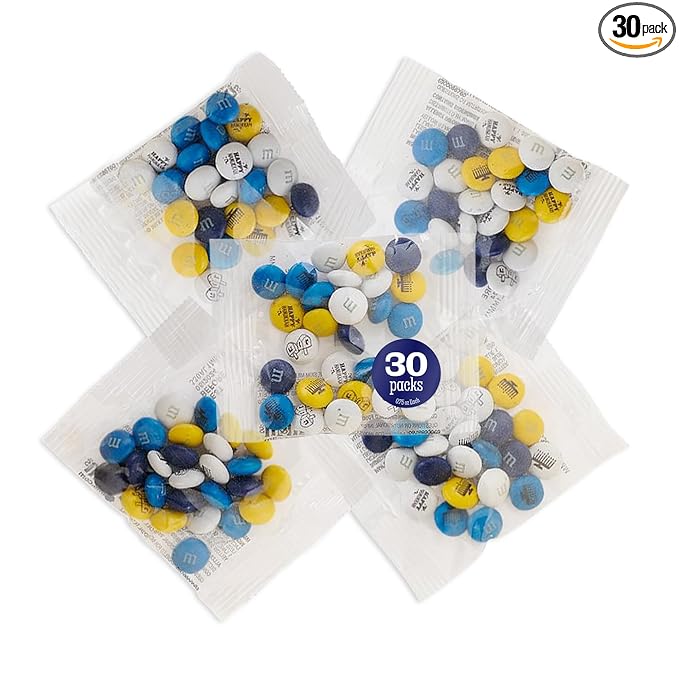 M&ampM’S WORLD Hanukkah Party Favors (30 Pack) Printed M&ampM’S With Themed-Icons Sweet Way to Celebrate Hanukkah with Family &amp Friends Party Decor Kosher Certified