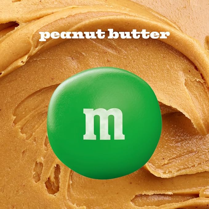 M&ampM'S Peanut Butter Chocolate Candy 5.1-Ounce Bag (Pack of 12)