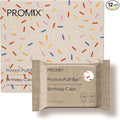 ProMix Nutrition Protein Puff Bars - Birthday Cake - Marshmallow Crispy Treat - Great Tasting &amp Healthy On The Go Snack - High Protein &amp Low Calorie - Free From Gluten Soy &amp Corn - 12 Ba