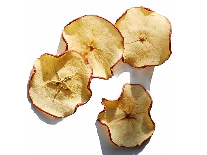 Apple -Dried Apple Slices - Natural/dehydrated/Apple Chips - Healthy snack perfect for kids Gluten free Hikers Delight Holiday decor - 8oz