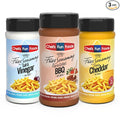 Chef's Fun Foods - Gourmet Food Seasonings | Kosher Food for Restaurants and Home Cooks |Salt &amp Vinegar Flame Grilled BBQ Cheesy Cheddar Combo