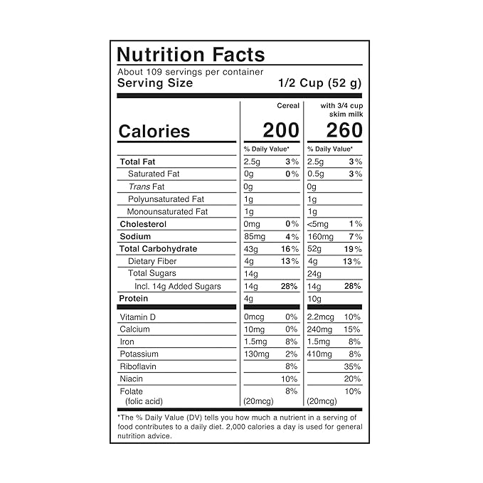 Kellogg's Low Fat Granola Breakfast Cereal Crunchy Clusters Bulk 12.5lb Case (1 Count)