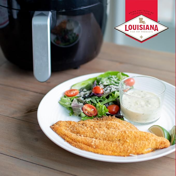 Louisiana Fish Fry Air Fry Fish Coating Mix 5 oz (Pack of 6)