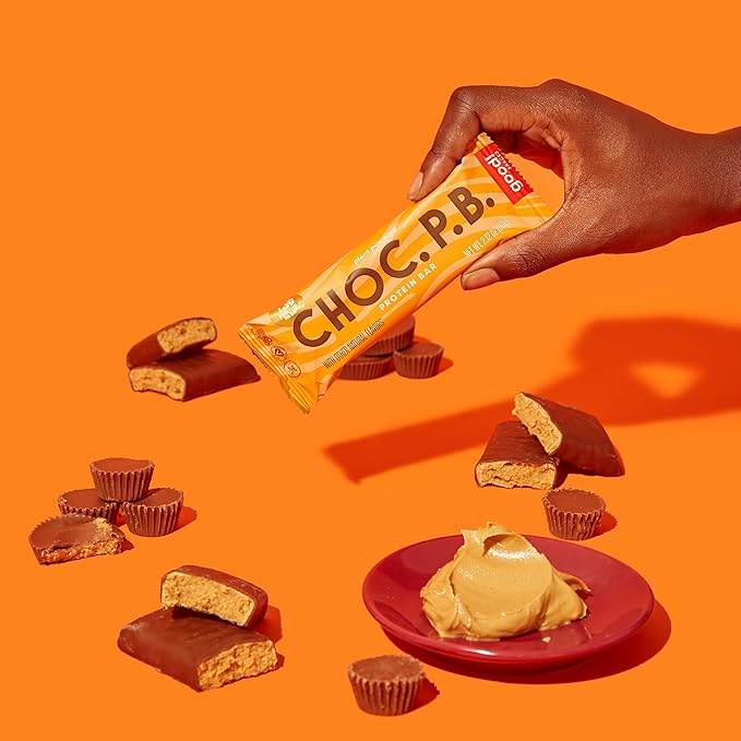 good! Snacks Chocolate Peanut Butter Vegan Protein Bar Soy &amp Gluten Free Plant Based Low Sugar 15g Clean Protein Natural Healthy Snack Kosher Friendly For Athletes &amp Active Lifestyles