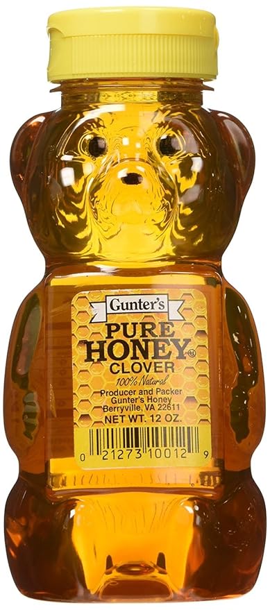 Gunters Clover Honey Bears 12 Oz 20 Units