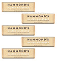 Hammond's Candies Gourmet Chocolate Candy Bars – Malted Milkshake | Sweet Milk Chocolate with Malted Milk Certified Kosher Handcrafted in the USA | Pack of 5
