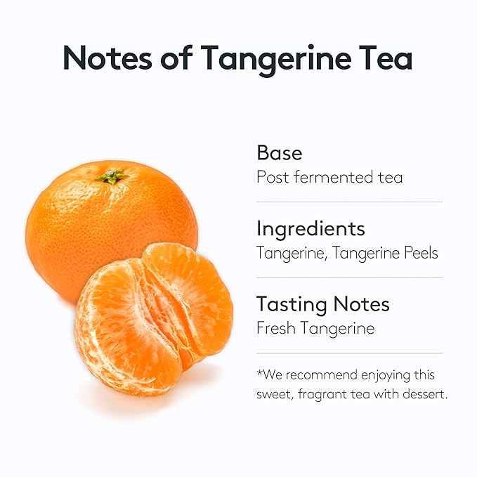 OSULLOC Tangerine Tea (Refreshing Jeju Tangerine Flavor) | Korean Premium Blended Tea Bag | Sweet Fruit Tea | 20 Count Tea Bags 1.76oz