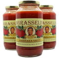 INGRASSELINO Marinara Sauce CHEF MADE We Do Not Sacrifice On Quality Or Taste We Only Produce The Best! 3 Pack (24 oz)