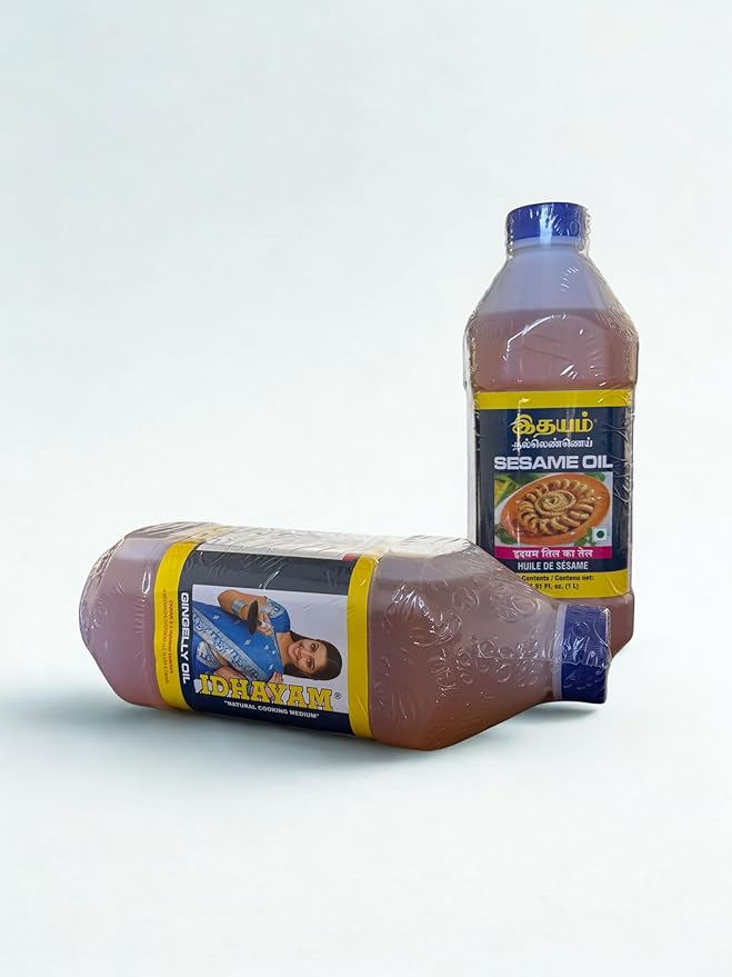 Sesame/Gingelly Oil 1ltr (33.8 Oz) * 2 Pack*
