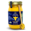 Spring Sunrise Grass Fed Organic Cultured Ghee - USDA Certified Clarified Butter - Keto &amp Paleo Friendly Non-GMO Gluten &amp Lactose Free Cooking Oil - Sustainably Sourced 16 oz Jar