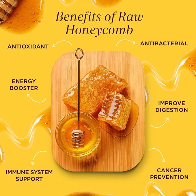 Pure Southern Honey's Raw Honeycomb on Wooden Frame (apx. 4 lbs) American Made
