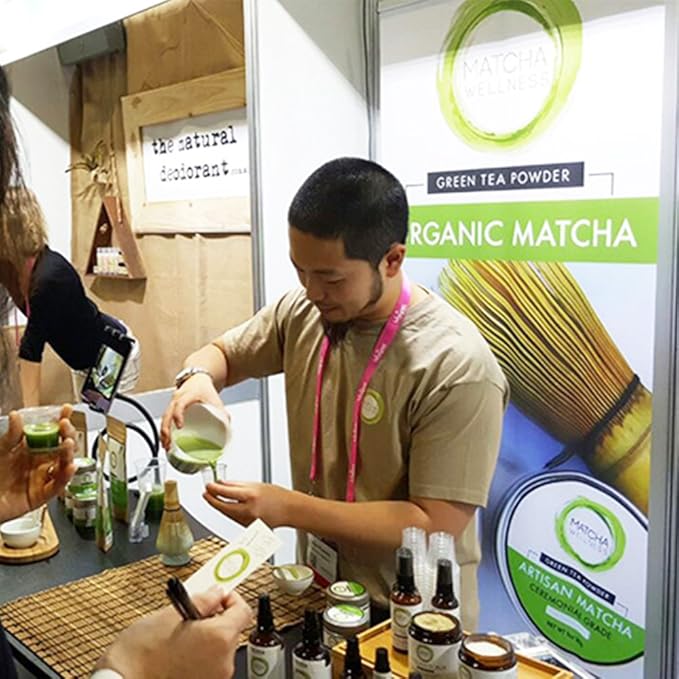 Matcha Wellness Superior Culinary Grade Organic Matcha Powder – 3.5oz Authentic Japanese Green Tea Powder from Kyoto – Perfect for Matcha Lattes No Additives Unsweetened
