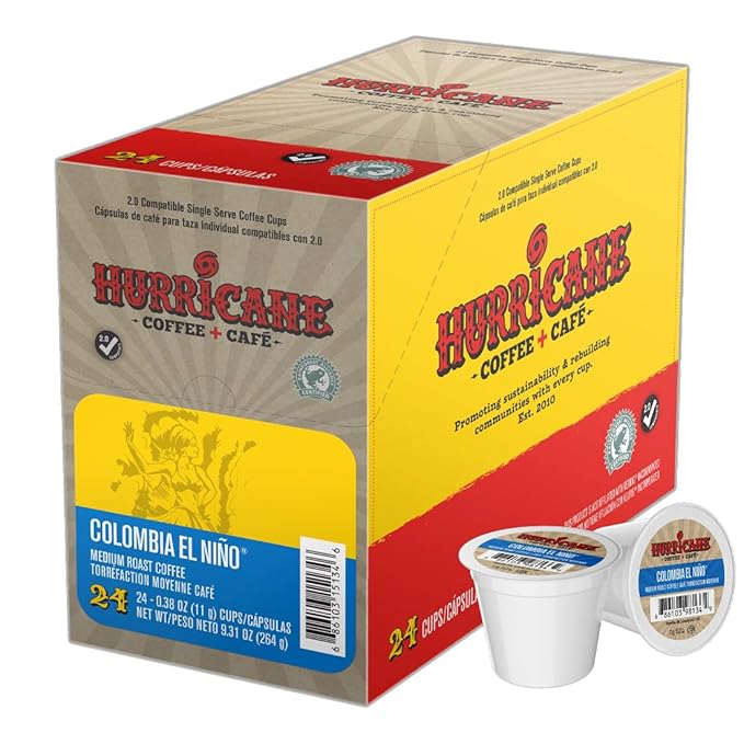 Hurricane Coffee Colombia El Nino 24 Count