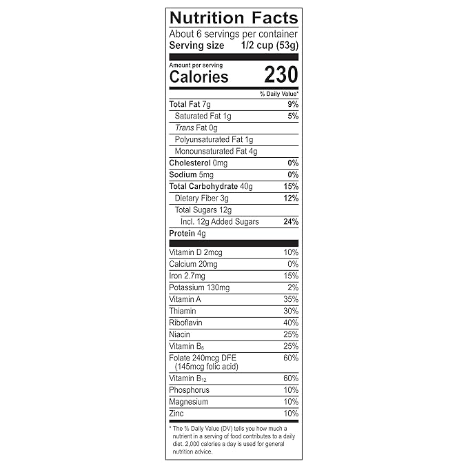 Honey Bunches of Oats Honey Roasted Granola Cereal 11 OZ Bag (Pack of 5)