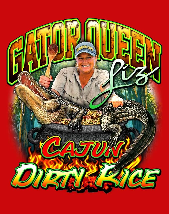 Gator Queen Liz 24 Hour Hurrican Kit (4oz. package freeze dried blueberries Brown Sugar N Cinnamon Oatmeal Cajun Dirty Rice Cajun Chicken Fricassee Fruit Drink Mix and Salt n Pepper Packages)
