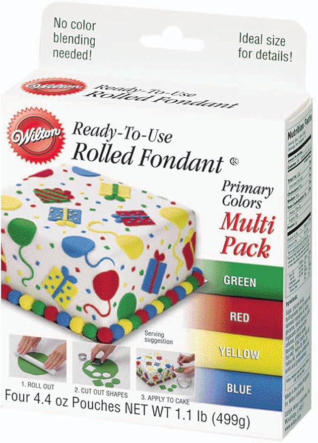 Wilton Primary Colors Fondant Multi Pack