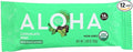Aloha Organic Chocolate Mint Protein Bars 14g Plant-Based Protein USDA Certified Organic Gluten Free &amp Non-GMO 56 Gm (Pack of 12)