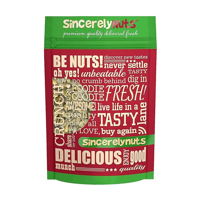 Sincerely Nuts - Raw Unsalted Shelled Pepitas Pumpkin Seeds | Healthy Antioxidant All Natural Snack Food or Toppings | Vegan Kosher Gluten Free Food | High in Protein | Bulk 2lb. Bag