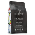 Lifeboost Midnight French Roast Coffee Beans - Single Origin Non-GMO USDA Organic Low Acid French Roast Coffee - Third Party Tested For Mycotoxins &amp Pesticides - 12 Ounces