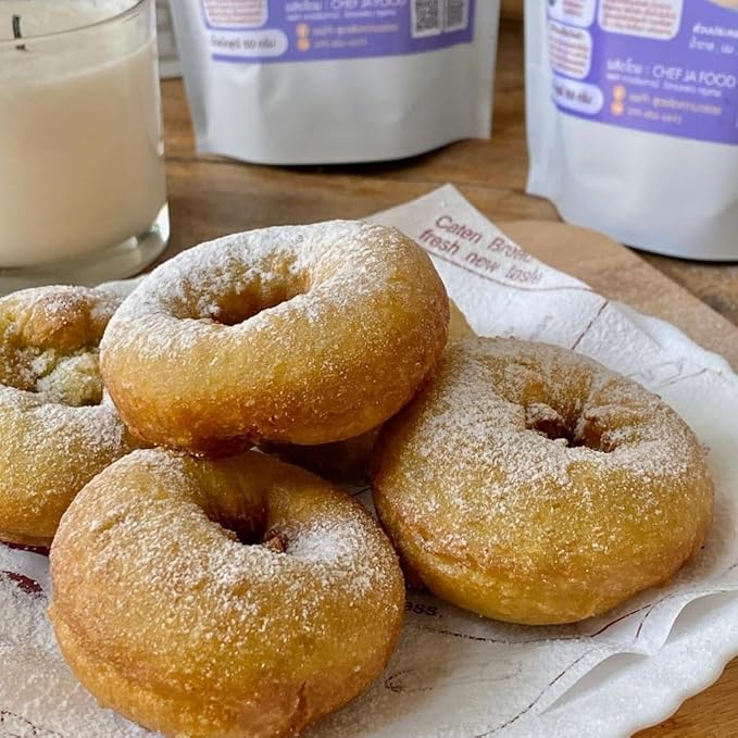 เชฟจ๋า Old-Fashioned Cake Donut Mix Easy-to-Prep Baking Flour for Homemade Donuts (1000g)