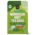 FGO Organic Moroccan Mint Green Tea 100 Count Eco-Conscious Tea Bags Resealable Bag Packaging May Vary (Pack of 1)